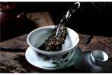Puwen Raw Puer Tea "Yunya" Peafowl's Hometown Qizi Bing Cha Puerh Cake 400g