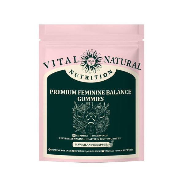 Premium Feminine Balance Gummies - for Women’s Health & Wellness 60 Gummies'
