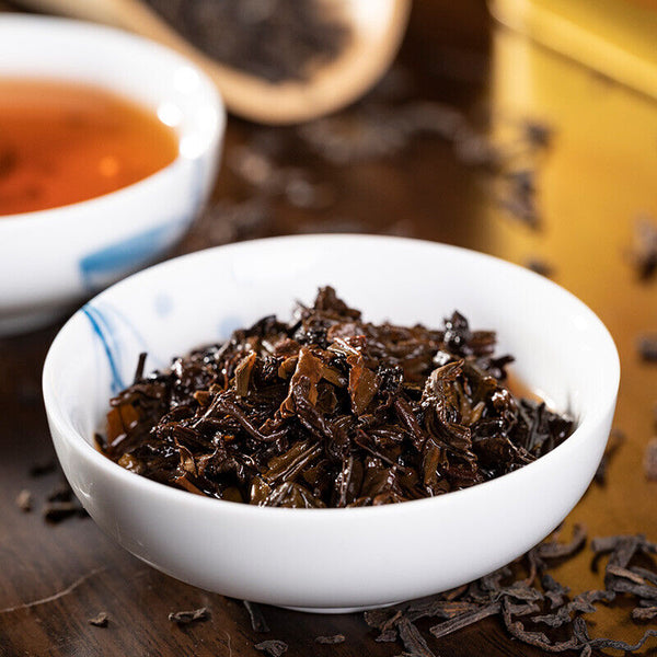 CHINATEA Brand Golden Can 2nd Grade Liu Pao Hei Cha Dark Tea Loose Liubao 150g