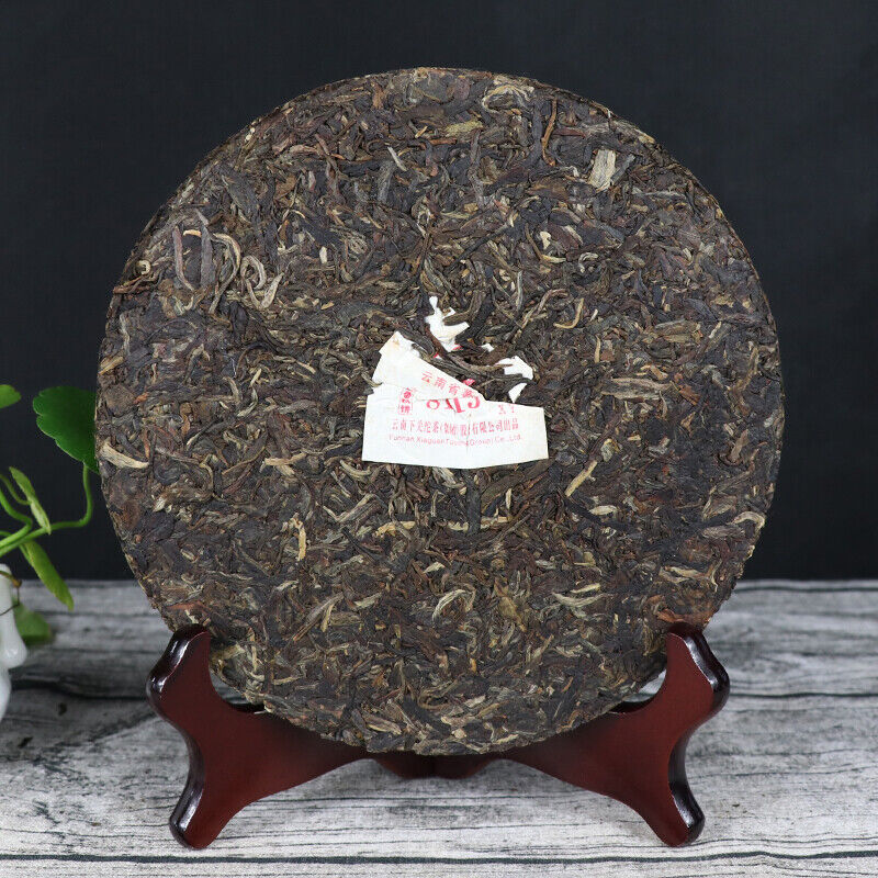 Xiaguan 8113 Red Ribbon Discus YUNNAN CHI TSE BEENG CHA Pu'er Raw Tea 357g