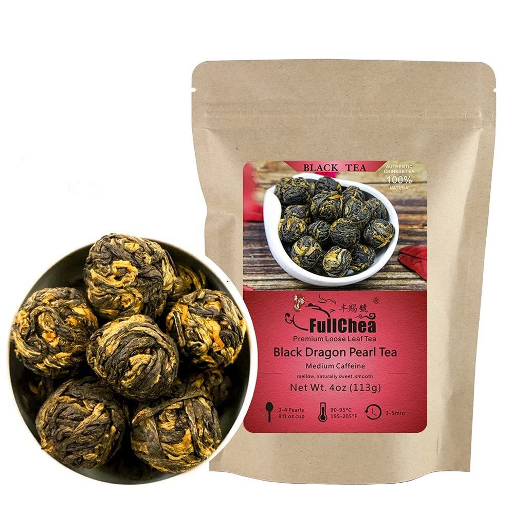 113g Special Yunnan Black Tea Organic  Black Dragon Pearl Tea Secondary image