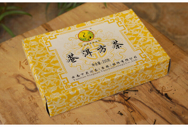 Fang Zhuan Tea Shen Pu Erh Aged Tea Brick 250g Xiaguan TuochaChaCang Er