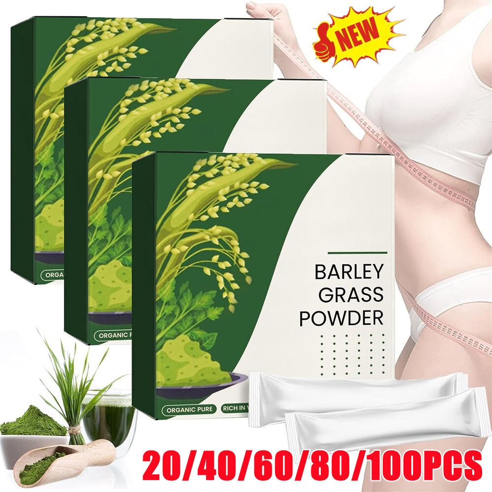 20/40/60/80/100X HELLOYOUNG Barley grass powder 100% Pure & Organic Main image