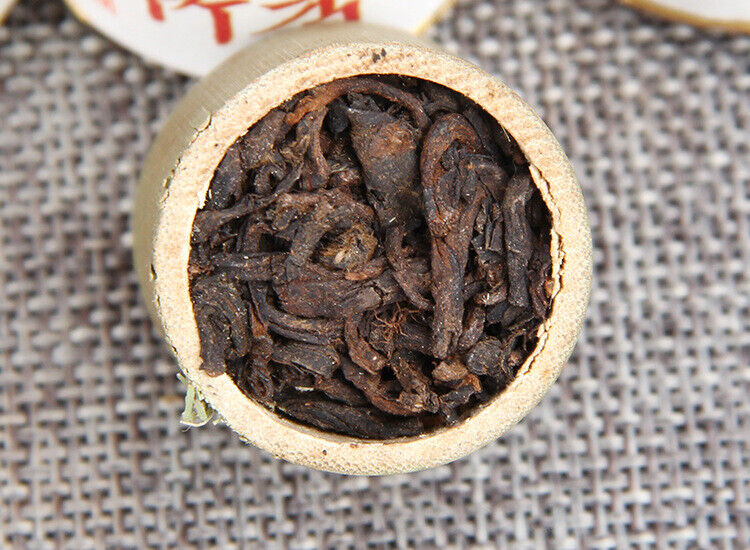 Year Supreme Bamboo Bingdao Ancient Pu'er Puerh Tea Yunnan Puer Ripe 500g