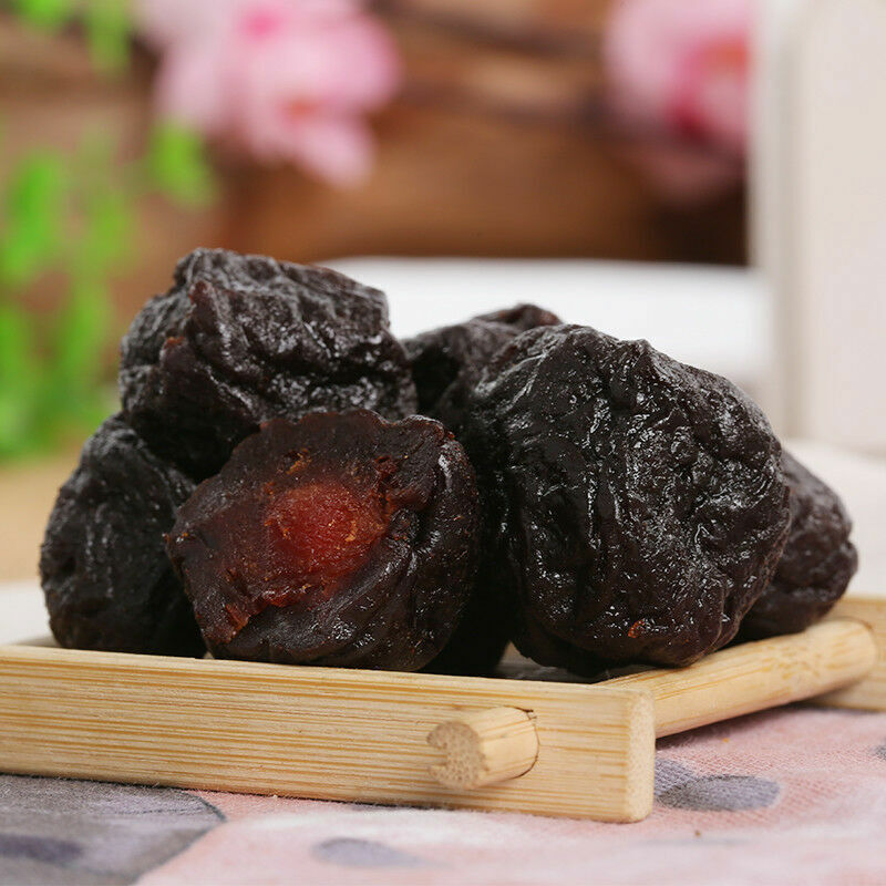马林乌李皇話梅肉乾乌梅干185g*3cans Preserved Plum Chinese Food Snacks Fructus Mume WuMeiHang Secondary image