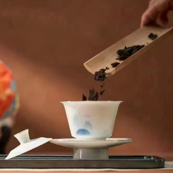 YU LU RUN ZE * Menghai Dayi Pu'er Tea Cake Pu-erh Yunnan Puer 357g Ripe
