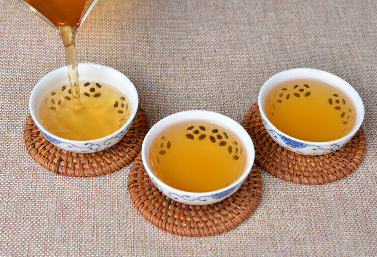 Mengku The More Old The More Fragrant Pu'er Tea 357g Puer Raw Tea Cake Shen
