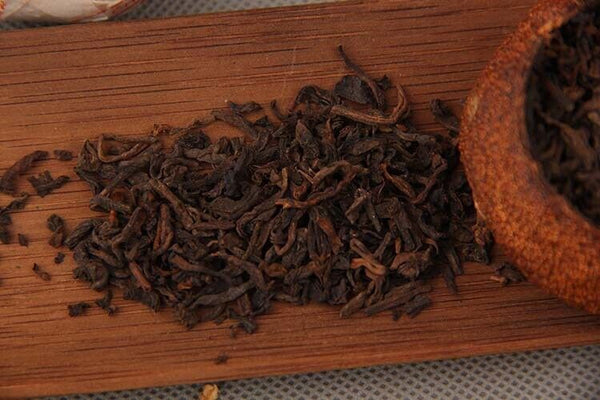 Xinhui Aged Chenpi Ripe Puer Tea Orange Skin Puerh Pu'er Loose Tea PEI YU 312