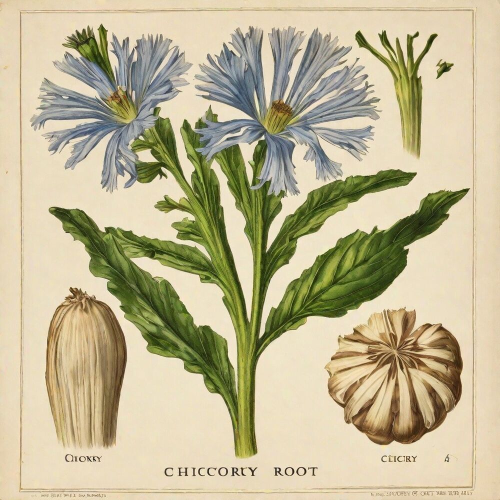 Zichorienwurzel geröstetes Granulat hoher Qualität(Cichorium intybusKräuterkunde