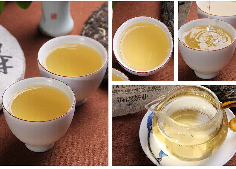 HAIWAN Old Comrade Wei Tian Xia Ren Zuo Hao Cha Pu-erh Tea Cake 357g Raw