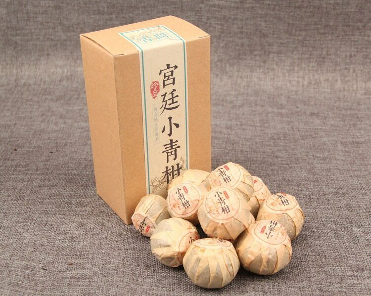 Chinese XinHui "Chen Pi" Tangerine Peel Ripe Puer Tea "Gong Ting 100g/box