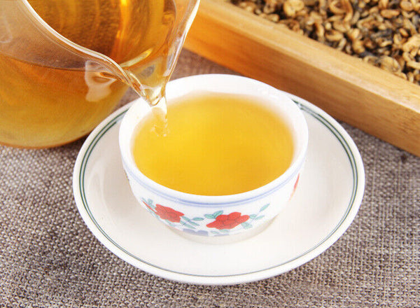 TeaPremium Golden Snail Dian Hong Jin Luo Handmade Pure Bud China Yunnan Black Tea