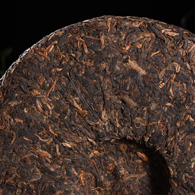 357g Yunnan Cooked Pu-erh Tea Laomane Puerh Ripe Tea Cake Organic Pu'er Cake Tea