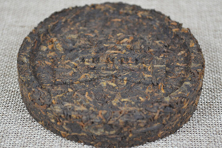 Red Rhyme Round Tea  TAETEA Menghai Dayi Ripe Pu Er Puer Cake 1801