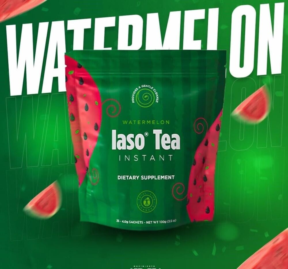 Watermelon Iaso Instant Detox Tea - 25 Sachets FAST SHIPPING SAME OR NEXT DAY Main image