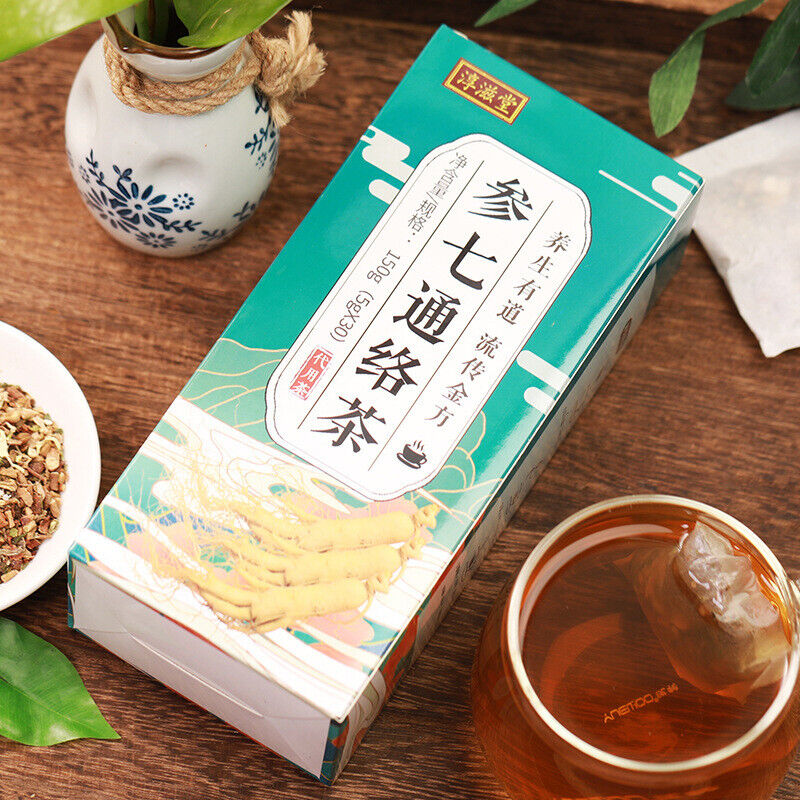 150g Chunzitang Ginseng and Qi Tongluo tea 淳滋堂参七通络茶150g(5g*30) 养生茶 花茶 代用茶 HOT Secondary image