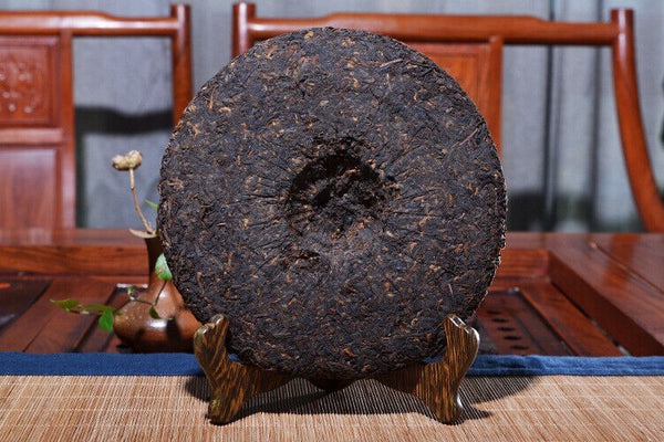 Yr Yunnan Bulang Mt. Gong Ting Pu-erh Golden Buds Pu'er Puer Tea Ripe 357g