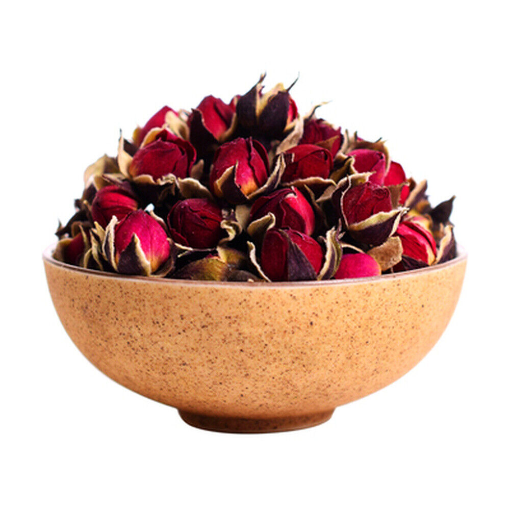 Chinese Flower Red Rose Bud Tea,Aroma Dry flowers Floral Herbal Blooming Tea Main image