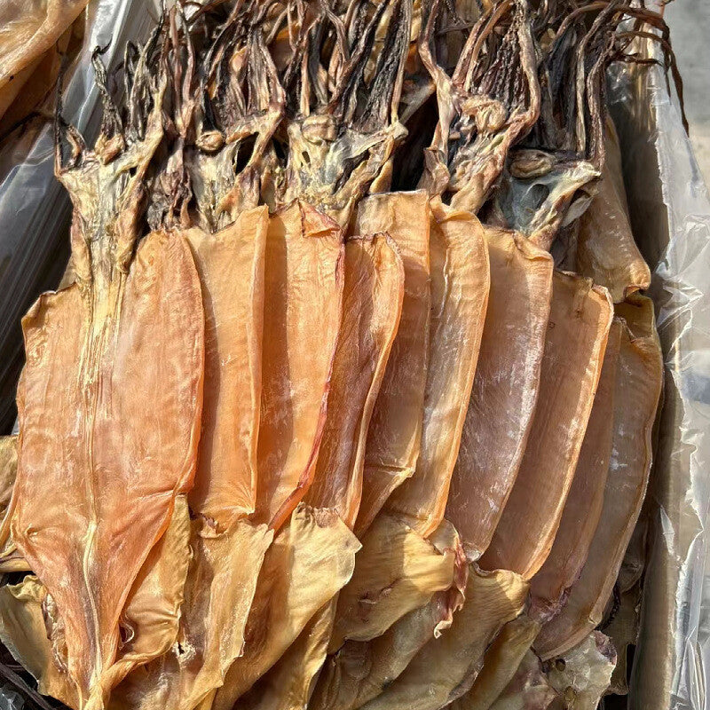500g China Marine Specialties Getrockneter Tintenfisch komplett trocken 500g