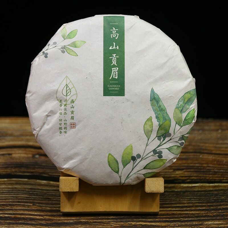 High Mountain Gong Mei 350g Chinese Old Tree Fuding White Tea Cake ShouMei Main image