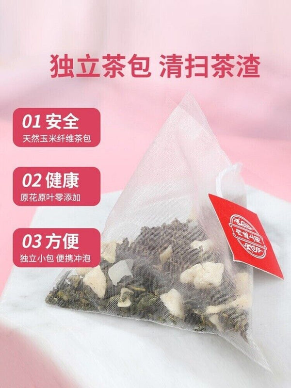 同仁堂内廷上用桂花荔枝蜜桃乌龙茶 桂花荔枝养生茶36g TongRenTang Osmanthus, Lychee and Peach Tea