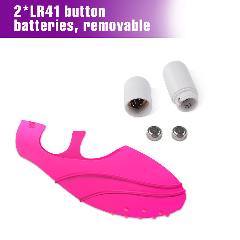 Clit Nipple G-spot Finger Vibrator Dildo Massager Adult Sex Toy for Women Female