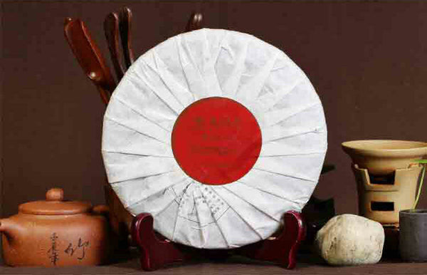 Ruyi * Year Yunnan Longrun Tea Puer Ripe Shu Pu-erh Tea Pu'er Cake 357g