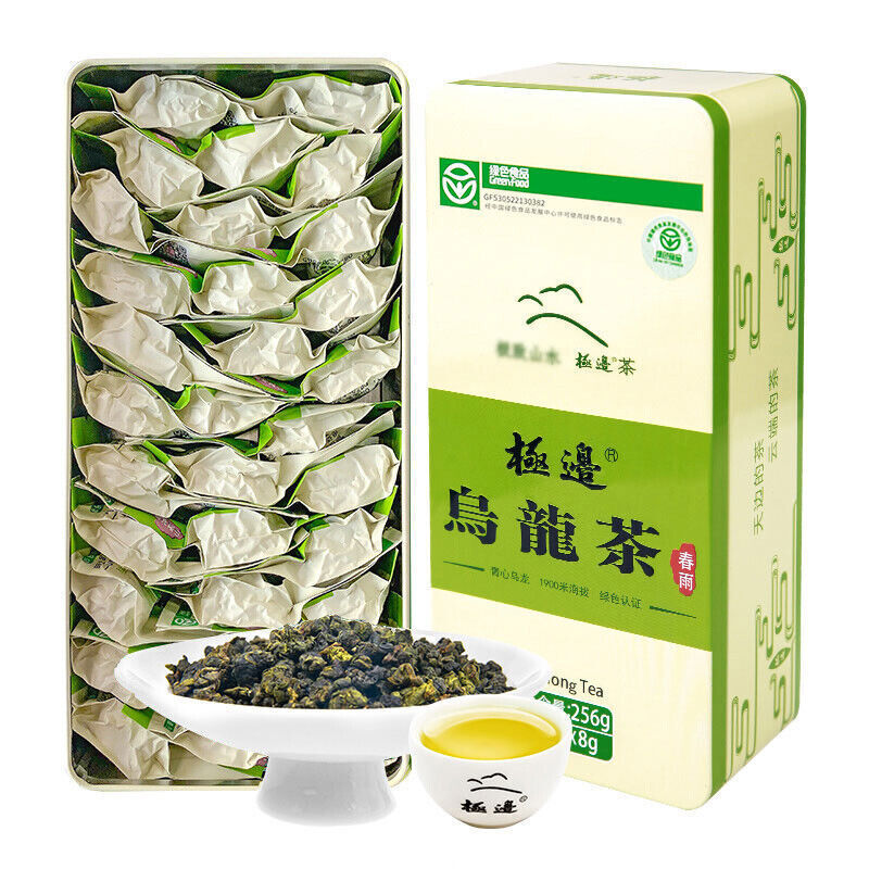 "spring Rain'' Yunnan Organic Oolong Tea 1900m Jibian High Mountain Tea 256g/Box