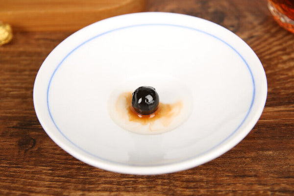 Yunnan Puer Tea CHA GAO Shu Puer Resin Tea Balls Shape Paste Ripe Puerth Cream