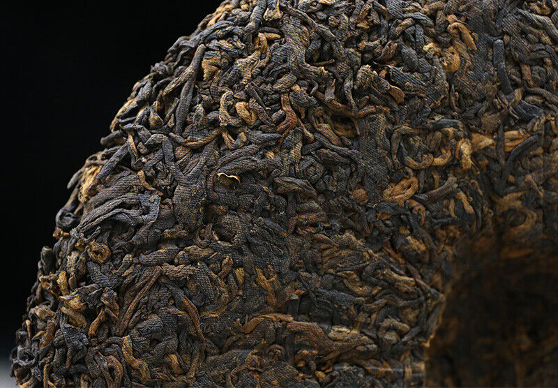 Puwen Shu Puer Tea "Yunya Jin Yun" YunNan Qi Zi Puerh Tea Ripe Cake 400g