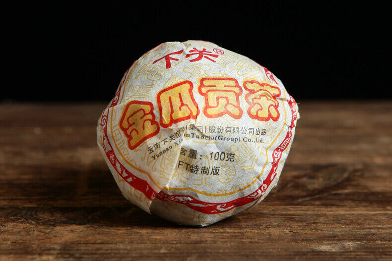 Golden Melon Royal Tribute Tuo FT * XiaGuan Pu-erh Tea Raw TuoCha 100g