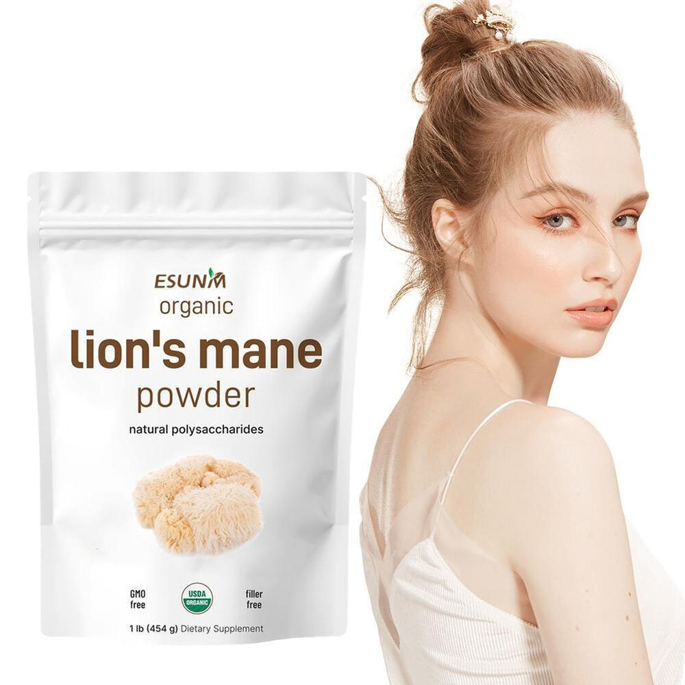 Organic-Lion's Mane Mushroom Powder 454g Secondary image