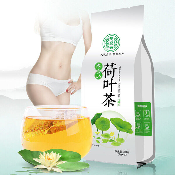 40 Pcs Herbal Teabags Includes Rose Lotus Leaf and White Gourd Slimming Tea Bag