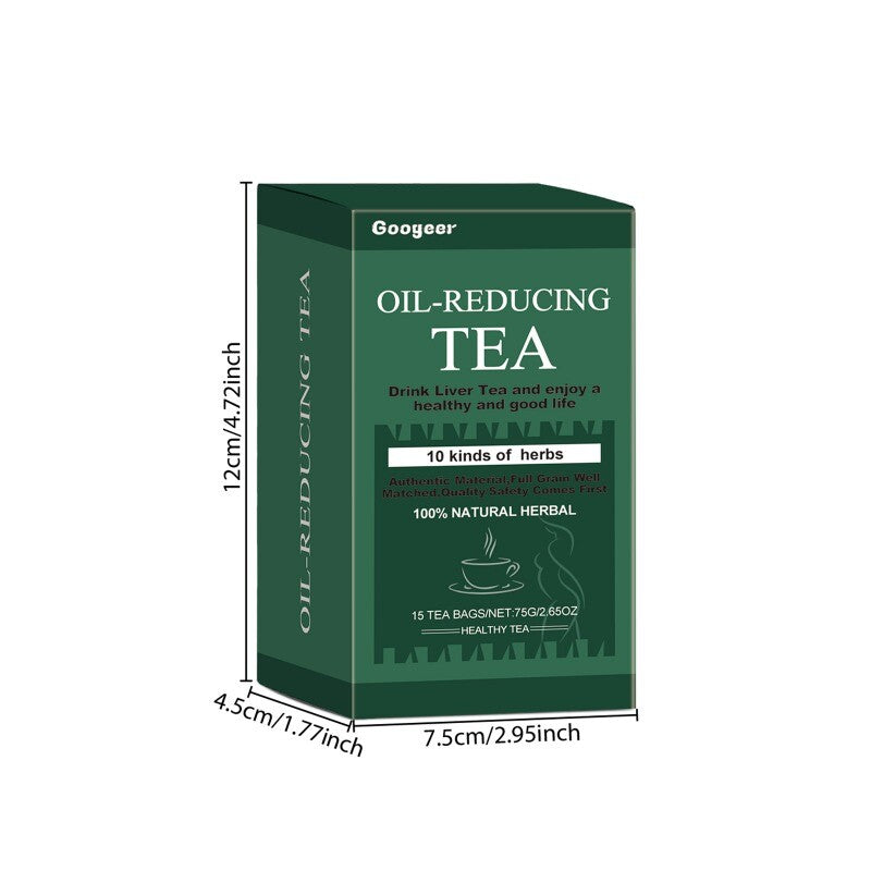 Oil Cleansing Tea for Liver Oil-Reducing Tea-10 Herbal with Excellent Formula