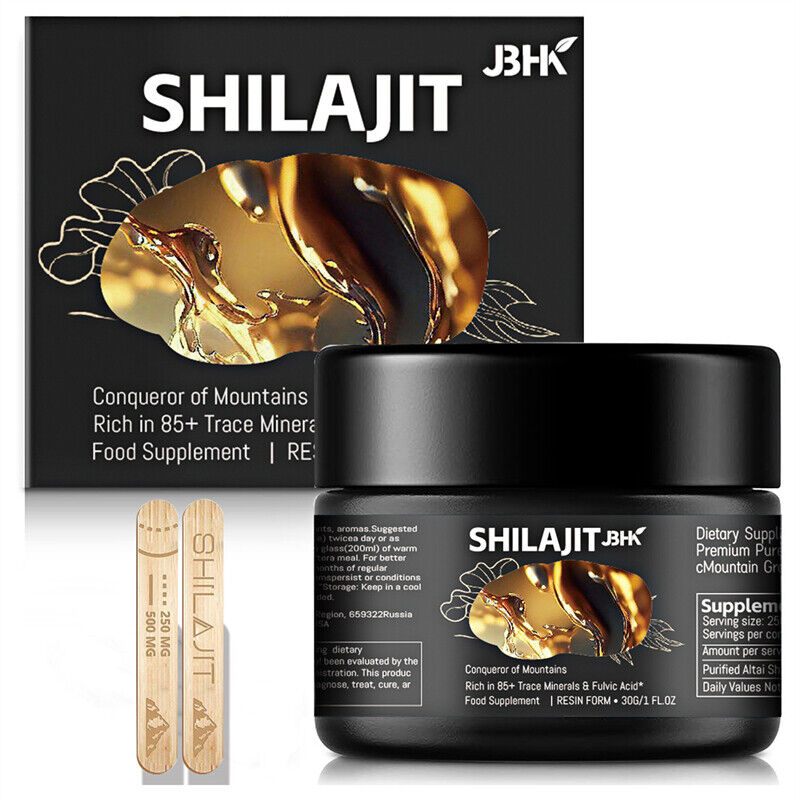 Himalayan Pure 100% Shilajit, Soft Resin, Organic, Extremely Potent, Fulvic Acid