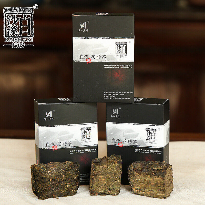 Fucha Anhua Dark Tea Fu Brick 240g Hunan Baishaxi Direct Drinking Brick Tea Main image