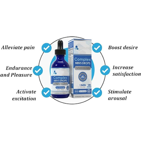 Natural Complex Men's Drops Secret Drops for Strong Men Men’s Drops