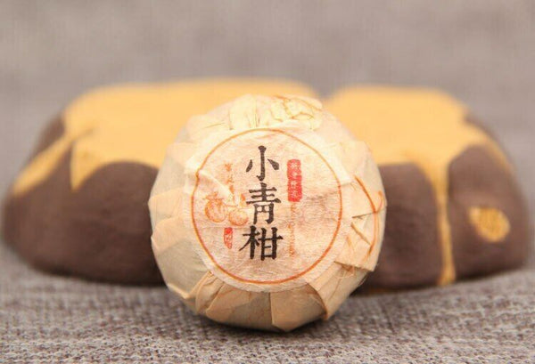 Chinese XinHui "Chen Pi" Tangerine Peel Ripe Puer Tea "Gong Ting 100g/box