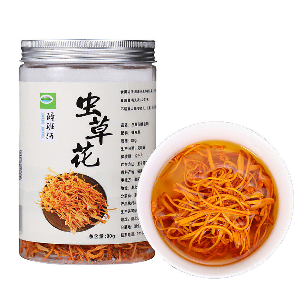 80g Chinese Dried Mushroom, Premium Organic Cordyceps Flower Main image