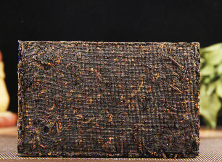 Golden Sail Old Ripe Pu Er Tea Jinfan Brick Tea 2852 Shu Puer Brick 250g