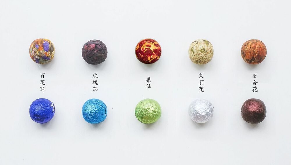 Handmade 10 Mix Kinds Yunnan Blooming Tea Balls Flower Flowering Tea Buds 500g
