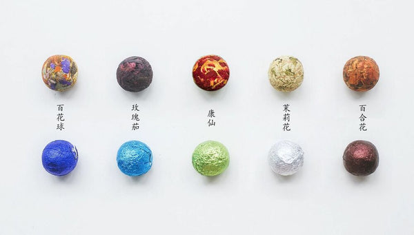 Handmade 10 Mix Kinds Yunnan Blooming Tea Balls Flower Flowering Tea Buds 500g