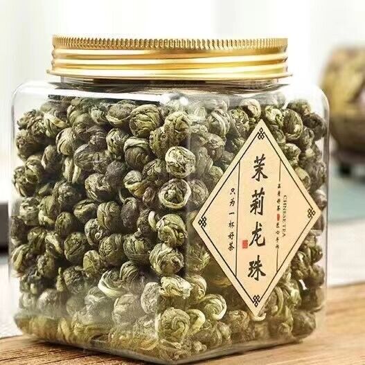 Jasmine Pearl Tea - Jasmine Dragon Pearls Green Tea with Delightful Aroma 125g Main image