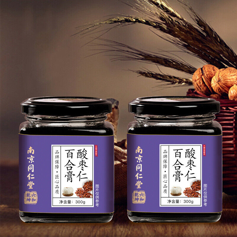 同仁堂酸枣仁百合膏桑椹茯苓膏300g TongRenTang Sour Jujube Kernel Lily Paste