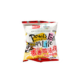 8g*10bags Panpan Wheat flavored chicken chunks McNuggets puffed snack 盼盼麦香鸡味块