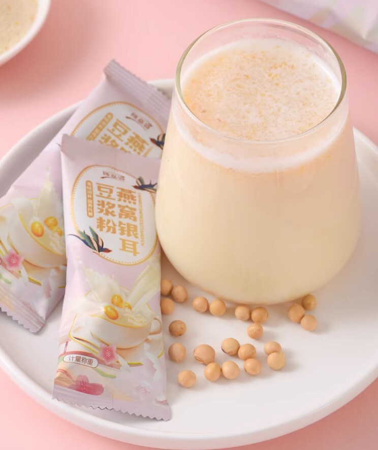 Long Jiasheng Bird's nest and tremella soybean milk powder 燕窝银耳豆浆粉200G Secondary image