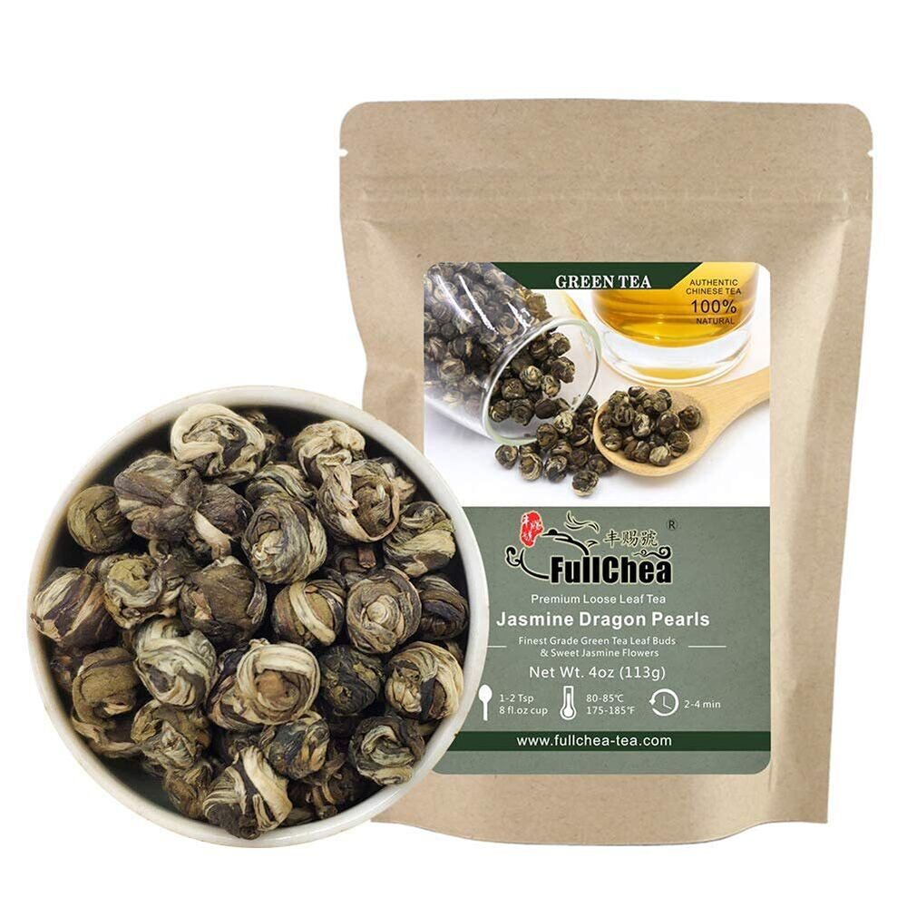 Jasmine Dragon Pearl Tea Jasmine Green Tea - Delightful Aroma 113g Main image