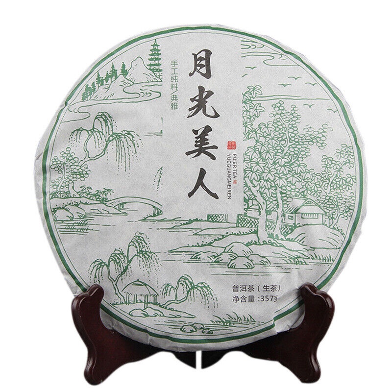 Pu'er Tea Moonlight Beauty Puer Moon White Pu-erh Cake 357g Raw Puerh Tea