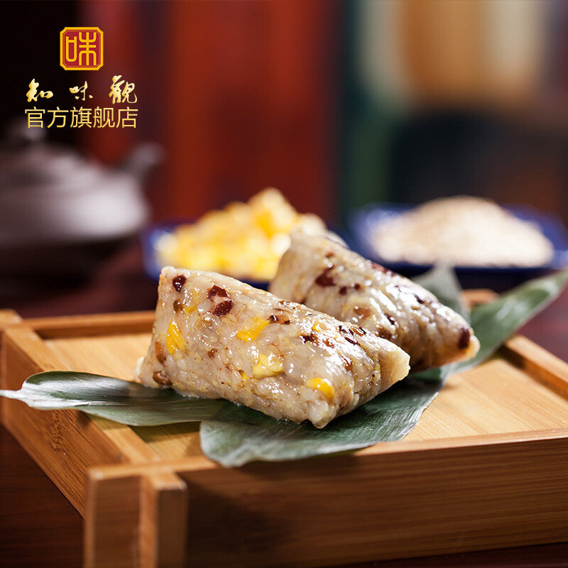 100g*2pcs Zhiweiguan Miscellaneous Grains Zongzi Snacks Chinese Food 知味观五谷杂粮粽端午节 Secondary image