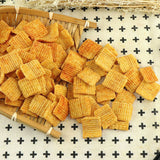 210g*3bags various flavors of Xiaomi bean flavored rice crust snacks 小米豆香锅巴粗粮脆
